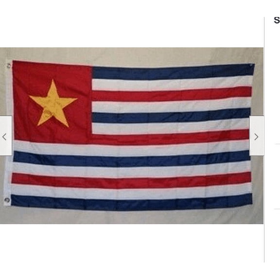 Republic of Louisiana Flag 3x5 ft Secession 1861 1865 State Stripes Star LA