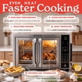 thumbnail image 3 of Gourmia 6-Slice Digital Toaster Oven Air Fryer, with 18 One-Touch Presets & Temp Probe, Stainless Steel, 3 of 14