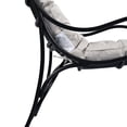 thumbnail image 6 of CQSXDA 3 Pieces Wicker Outdoor Patio Furniture Set Featuring Comfortable Cushions, Lounge Chair, Ottoman for Garden Use, 6 of 12