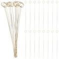thumbnail image 1 of FELTECHELECTR 40 piezas de palillos redondos para tarjetas florales, porta tarjetas de flores, recuerdo de fiesta para bodas y cumpleaños, 1 of 5