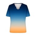 thumbnail image 4 of LiMoi Short Sleeve Blouses Tshirts Shirts for Women Pack of 5 Womens Printed Tshirts Cotton Loose Fit Tshirts Shirts for Women Plus Size Long my order, 4 of 5