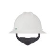 thumbnail image 4 of MSA V-Gard Slotted Hat Hardhat w/ Fas-Trac Suspension, White (2 Units), 4 of 4
