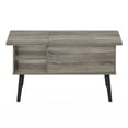 thumbnail image 5 of Pemberly Row Wood Leg Lift Top Coffee Table With Hidden French Oak Gray, 5 of 6