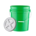 thumbnail image 2 of DOLITY Bucket Pail Airtight Food Storage Container for Home Use Car Washing Fishing Green, 2 of 9