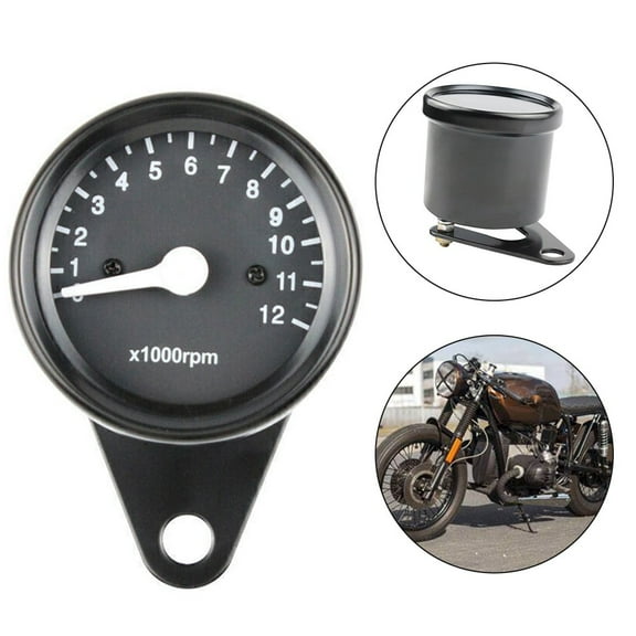 Huanke-Easy-installation High-quality Tachometer Meter 10mm 12V Backlight Tachometer Motorcycle Motorcycle Instrument