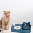 thumbnail image 5 of yotijay Pet Bowl Dog Cat Food Water Bowl Pet Dishes, Pet Feeder Pet Feeding Bowl Pet Food Feeder for Cats or Small Dogs - Bowls Double Blue, 5 of 9