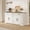 White, variant on 66" Modern Farmhouse Buffet Sideboard Cabinet,Storage Cabinet with 3 Drawers & 4 Doors, Large Coffee Bar Station for Dining Room Kitchen Living Room