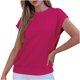 thumbnail image 3 of Sudadera de lactancia,Suéter informal de mujer con parches de color liso, blusa de manga larga y cuello redondo, poliéster, ligero y cómodo, ideal para el hogar, sopatenor, 3 of 9