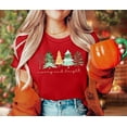 thumbnail image 5 of Christmas Shirt for Women Christmas Tree Graphic T-Shirts Believe Letter Print Tees Holiday Tops, 5 of 7