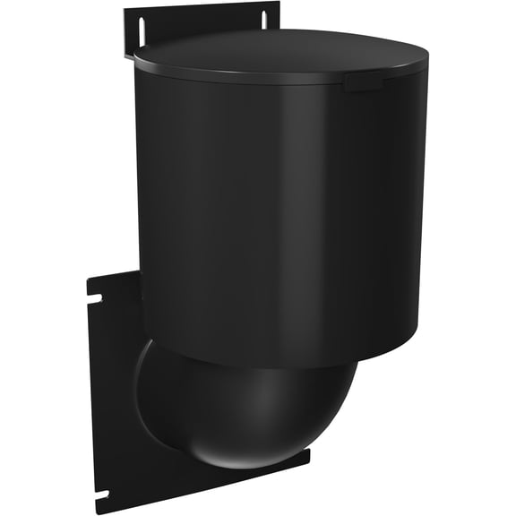 Dryer Vent Cover 4 inch (Black) with UV RESISTANT - Outdoor Dryer Vent Cover Natural Energy Saving, Dryer Vent Seal for Home Exterior