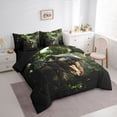 thumbnail image 3 of Castle Fairy Jungle Animal Dino Twin Bedding Sets,Woodland Wildlife Bedding Comforter Set, 3 of 8