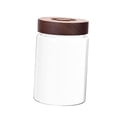 thumbnail image 4 of Frasco de vidrio para granos de café, contenedor para almacenar especias y granos de espresso para el hogar. 1000 ml 10 x 10 x 15 cm, 4 of 9