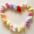 thumbnail image 3 of Uccdo 5 Pair Baby Boys Girls Cotton Socks Toddler Solid Color Socks Leg Warmers, Random Color, 0-4T, 3 of 8