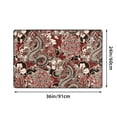thumbnail image 5 of LNWH Cool Cartoon Dragon Prints Pattern Rugs Doormat, Non-Slip Absorbent Bath Mat, 36"x24", 5 of 8