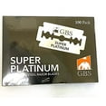 thumbnail image 2 of GBS Platinum Stainless Steel Double Razor Shaving Blades for Shaving (Count of 100) Men, 2 of 4