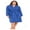Blue, variant on Skylinewears Woman Cotton Bathrobe Terry Cloth Knee Length Spa Bathrobe Soft Shower Robe