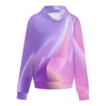 thumbnail image 5 of Bovemsi Sweatshirt for Women Large Hoodie With Gradient Print Plus Size Long Sleeved Sweater Pullover Autumn Pocket Clothes Comfort Hoodie, 5 of 7