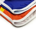 thumbnail image 4 of Men's Striped Swim Trunks Split Side Boxer Briefs Quick Dry Swimsuit Bathing Suit, 4 of 12