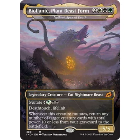 MtG Ikoria: Lair of Behemoths: Godzilla Series Biollante, Plant Beast Form (Nethroi, Apex of Death, Foil)