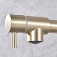 thumbnail image 2 of Pot Filler Faucet Grifo de fregadero de cocina de acero inoxidable, grifo duradero para montaje en pared, cocina y restaurante, 2 of 7