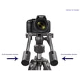 thumbnail image 1 of Professional Dual Handle Aluminum 67 Tripod For Nikon COOLPIX P900 (Bubble Level), 1 of 7