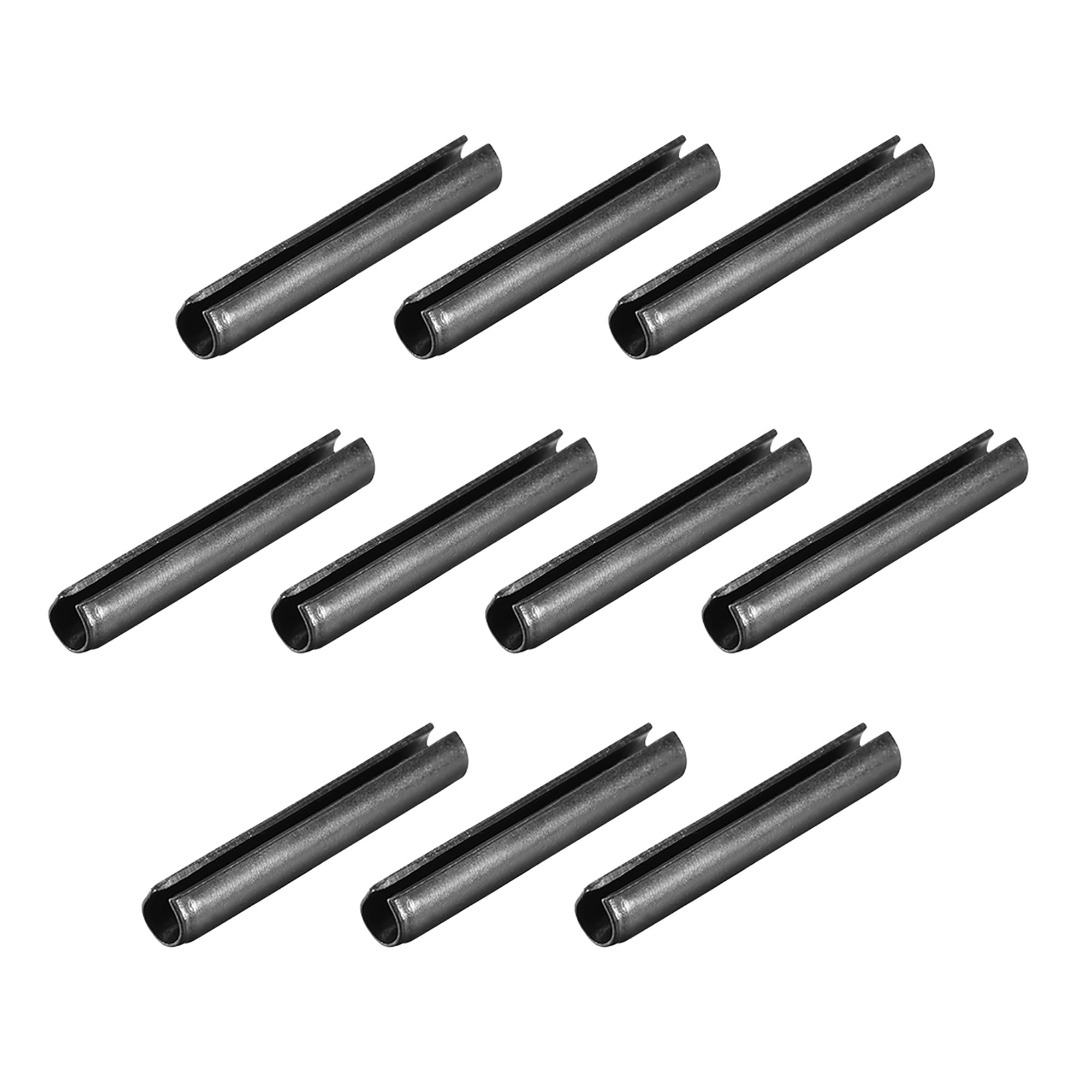 Slotted Spring Pin 6mm x 40mm Plain Finish 65Mn Roll Assortment Kit