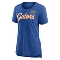 thumbnail image 2 of Women's Royal Florida Gators Past Script Tri-Blend T-Shirt, 2 of 3