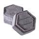 thumbnail image 1 of Caja de terciopelo para anillos y pendientes de boda, caja hexagonal rosa para anillos y pendientes, 1 of 3