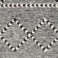 thumbnail image 6 of Hauteloom Garran Wool Living Room, Bedroom Area Rug - Bohemian, Transitional - Black, Cream - 2' x 3', 6 of 8