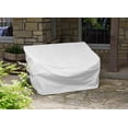thumbnail image 4 of KoverRoos Weathermax 14202 4-Feet Bench/Glider Cover, 51-Inch Width by 26-Inch Diameter by 35-Inch Height, White, 4 of 4
