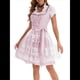 thumbnail image 2 of Trajes de Oktoberfest para Mujer: Vestido Dirndl para el Traje Tradicional Bávaro Alemán Rosa L, 2 of 8