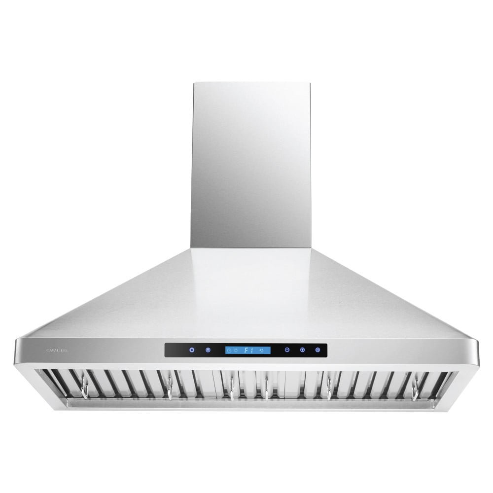 CAVALIERE 36" Inch Range Hood in Brushed Stainless Steel 900 CFM LED