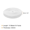 thumbnail image 2 of Unique Bargains 3/4 Inch x 14 Yard Knit Elastic Spool Flat Elastic Band for Sewing, White, 2 of 6