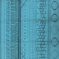 thumbnail image 1 of Ahgly Company Indoor Square Solid Light Blue Modern Area Rugs, 8' Square, 1 of 4