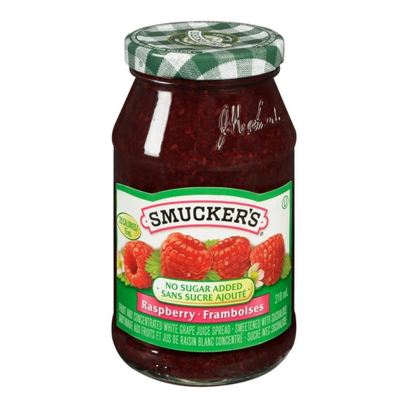 Smucker's No Sugar Added Raspberry Spread 310mL, 310 mL