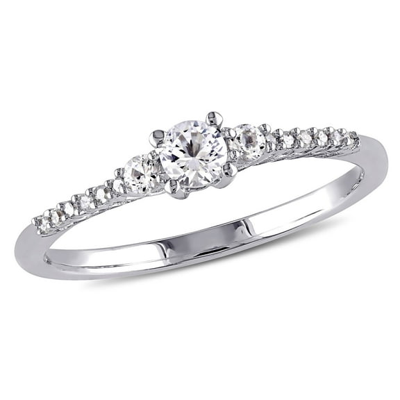 Everly Women's Diamond Sterling Silver Engagement Ring