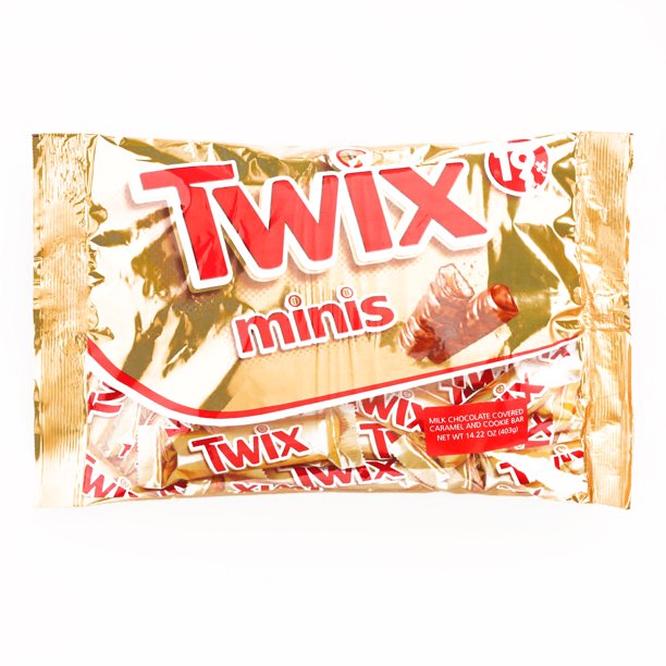 Twix Mini Candy Bar Bag 14.2 oz each (4 Items Per Order)