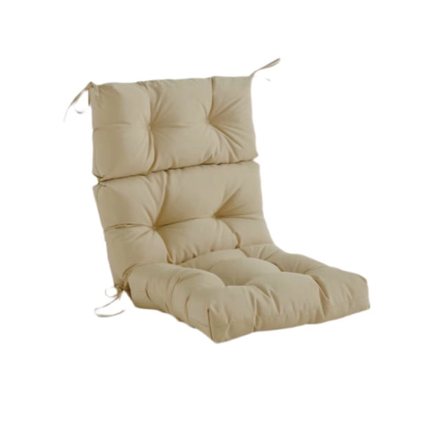 Nvzi Cojín para jardín, terraza, hogar, cocina, oficina, grueso y cómodo, 20,86 x 40 x 4,72 pulgadas (caqui)
