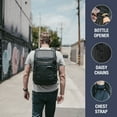 thumbnail image 5 of CleverMade 20 Can Pacifica Backpack Cooler, Midnight/Black, 5 of 6