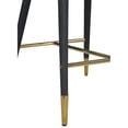thumbnail image 5 of Meridian Furniture Destiny Black Vegan Leather Stool, 5 of 6