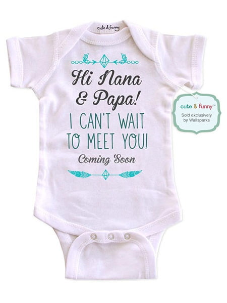 Details about   I Love Nana & Papa Heart Shaped Hands Gloves Vacation Family  Infant Bodysuit 