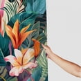 thumbnail image 3 of Orinice Tropical Leaf Shower Curtain, Palm Shower Curtain, Colourful Leaves Shower Curtain Set Waterproof Bath Curtain Spring Summer Bathroom Decor with 12 Hooks,  36x72, 3 of 7