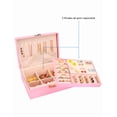 thumbnail image 3 of Alhajero Xtellar Joyero Estuche Organizador Joyería Amplio Multiusos Color Rosa, 3 of 5