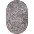 thumbnail image 1 of Unique Loom Rug Pad Felt/Rubber Non-Slip Grip 5' x 8' Oval Gray, 1 of 2
