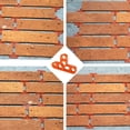 thumbnail image 5 of Orange Red Color 10mm 3/8 inch Thin Brick Veneer Spacer Concrete Americana Classic Red Brick Spacer, 5 of 6