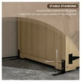 thumbnail image 4 of Wooden Garden Shed, Outdoor Storage Cabinet with Waterproof Asphalt Roof, Narrow Tool Shed with Shelves and Lockable Doors, Natural, 4 of 9