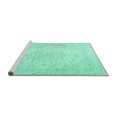 thumbnail image 2 of Ahgly Company Machine Washable Indoor Rectangle Persian Turquoise Blue Traditional Area Rugs, 4' x 6', 2 of 4