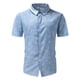 thumbnail image 3 of Camisa de playa de manga corta hawaiana para hombre, camisas informales con botones de verano estampadas Pompotops oipoqjl44806, 3 of 4