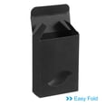 thumbnail image 4 of Uxcell 3.8x2.8x1.2" Paper Soap Box with Window, 20 Pack Soap Boxes Leaf Presents Packaging Boxes, Black, 4 of 6