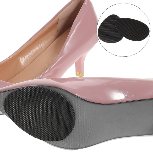 VERDANVERSE 6 Pares De Almohadillas Para Suela Antideslizantes Para Zapatos De Tacón Negro